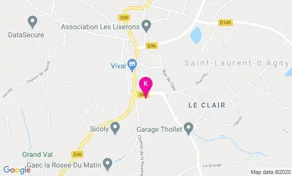 Localisation Anne Cecile Simonin