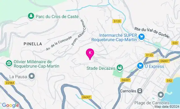 Localisation Ange Di Lorenzo