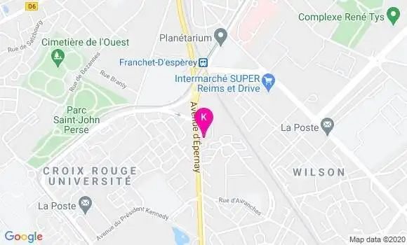 Localisation Lauriane Costa