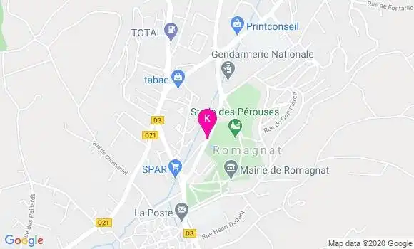 Localisation Marie Grange Bouges