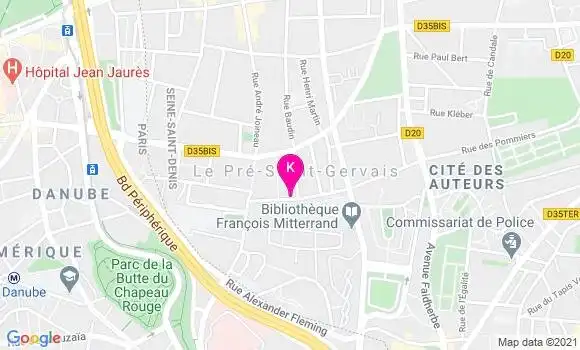 Localisation Amelie Petit