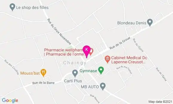 Localisation Antoine Marinho