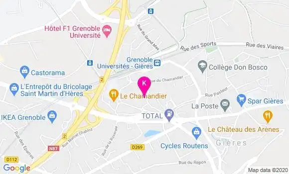 Localisation Gregory Turchet