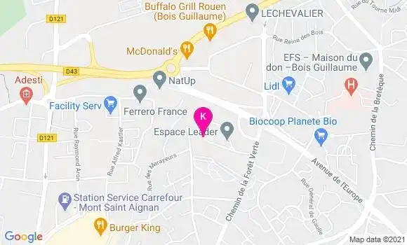 Localisation Coralie Thivent