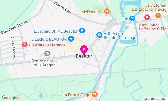 Localisation Fannie Hammam
