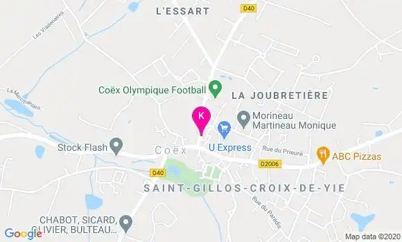 Localisation Aurore Pacaud