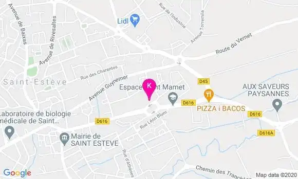 Localisation Elisabeth Parent