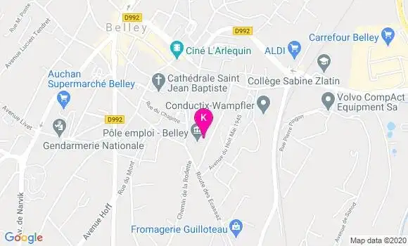 Localisation Emmanuelle Melchior