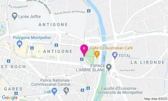 Localisation Anne Charlotte Maillochaud