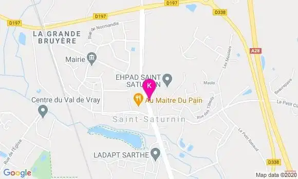 Localisation Sylvain Bidron