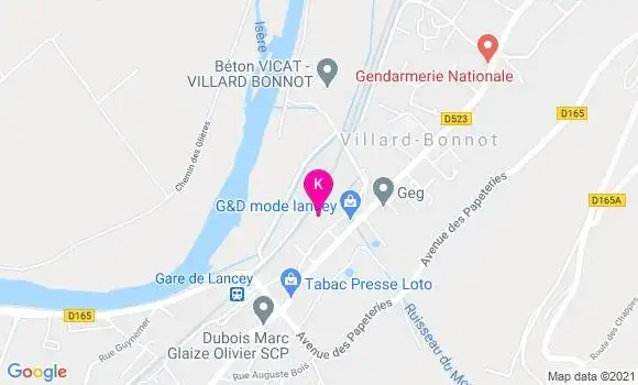Localisation Sebastien Gendron