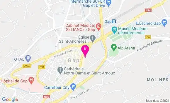 Localisation Jany Robert