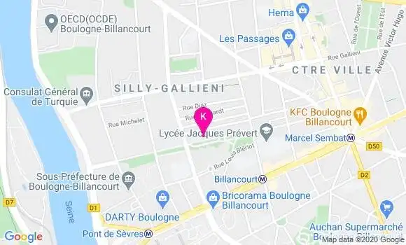 Localisation Catherine Dantony