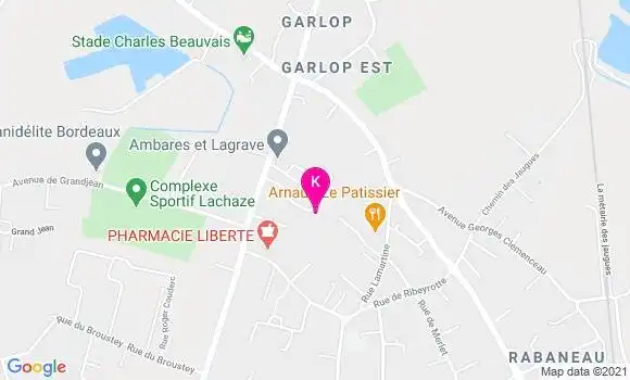 Localisation Margaux Chenu
