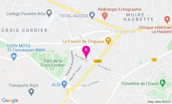 Localisation Maite Trichet