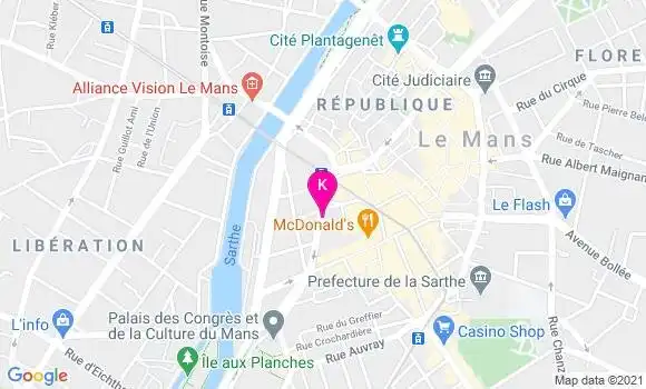 Localisation Amandine Lory