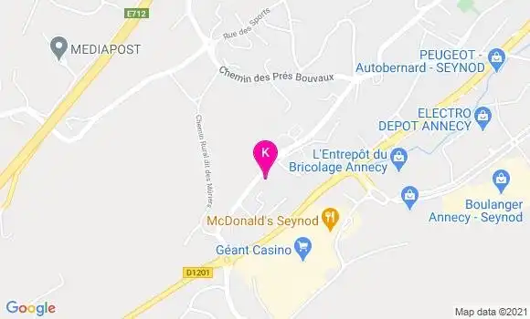 Localisation Alexandra Bisch