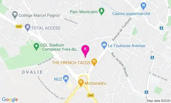 Localisation Jeanne Couzinie Devy