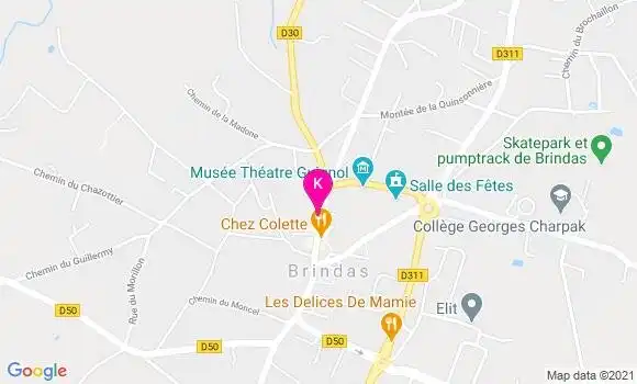 Localisation Edith Arnoux