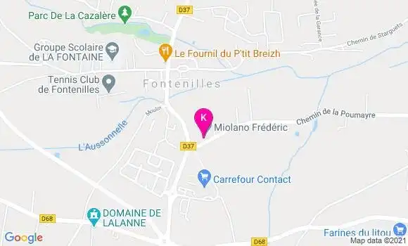 Localisation Laurent Buscail