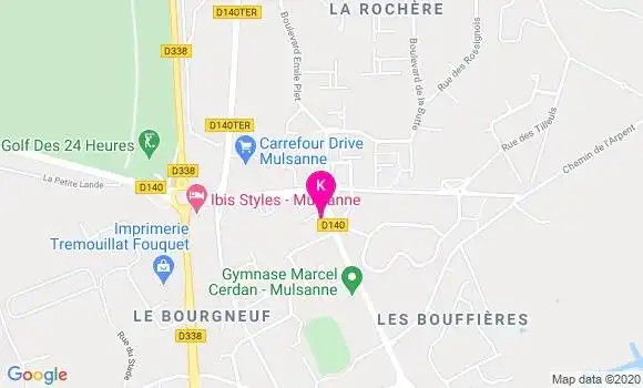 Localisation Franck Rousseau