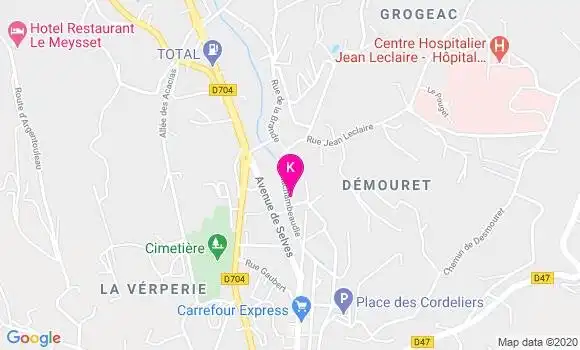 Localisation Gilliane Esser