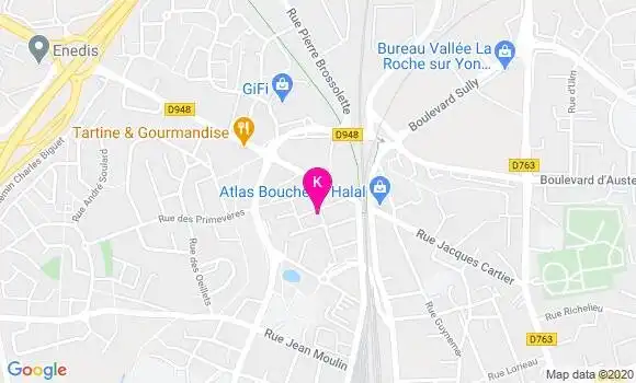 Localisation Fabienne Martin Mandin