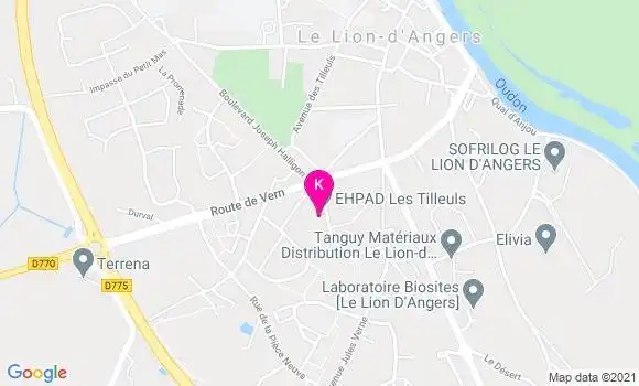 Localisation Emilie Mingot