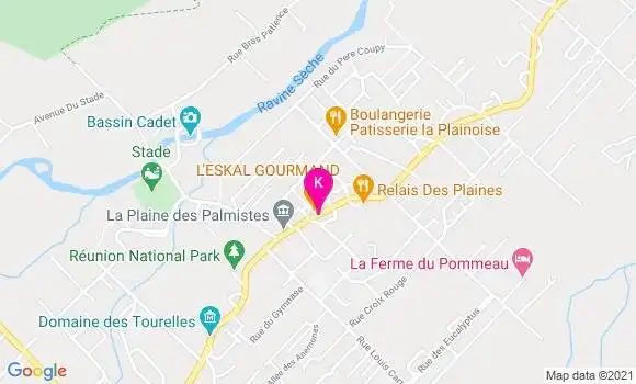 Localisation Virginie Calimoutou