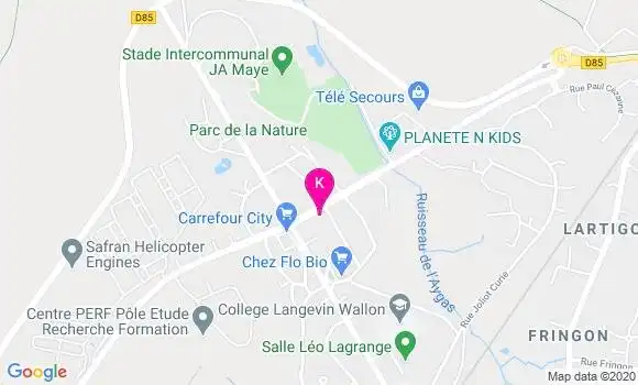 Localisation Elisa Bellot