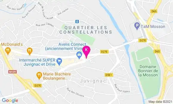 Localisation Lisa Montagut