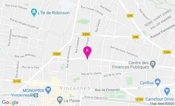 Localisation Coline Jarles