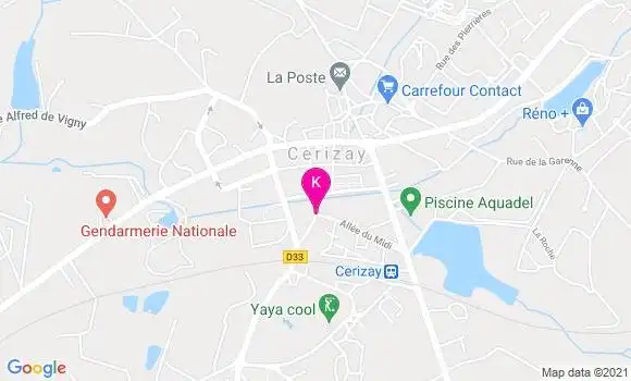 Localisation Sandie Loiseau