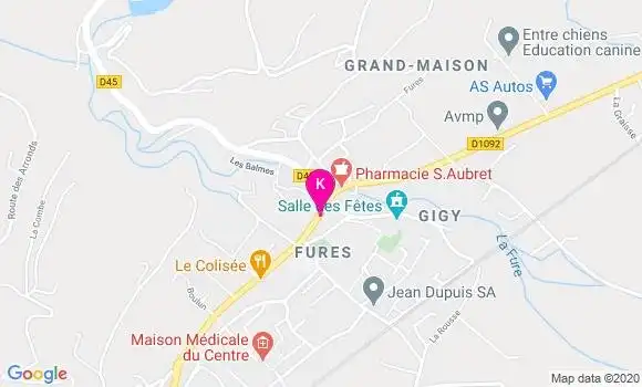 Localisation Chrystele Rubion
