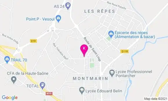 Localisation Christel Froidevaux