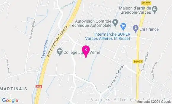 Localisation Fanny Zacharias