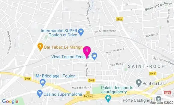 Localisation Roselyne Bonaccorsi