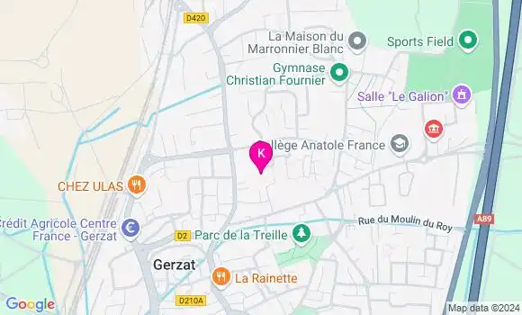 Localisation Justine Royet