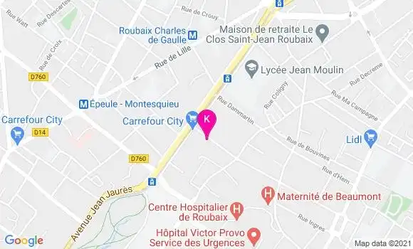 Localisation Vincent Chambon
