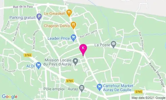 Localisation Maider Lalanne