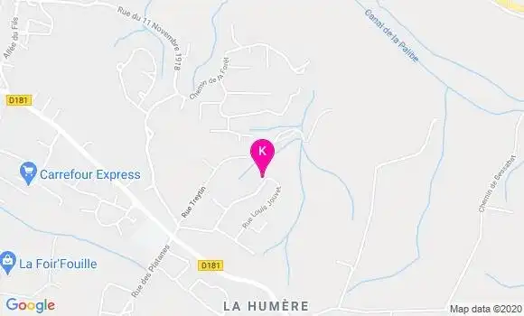 Localisation Eric Vieussan