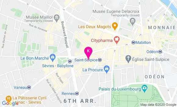 Localisation Odile Jourdainne