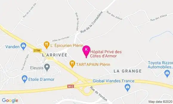 Localisation Christine Pastol