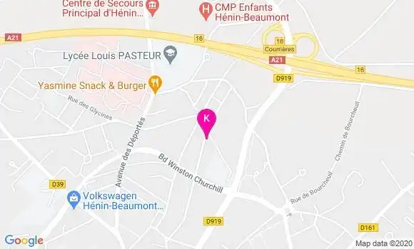Localisation Audrey Bombeke