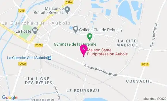 Localisation Thomas Bourguet