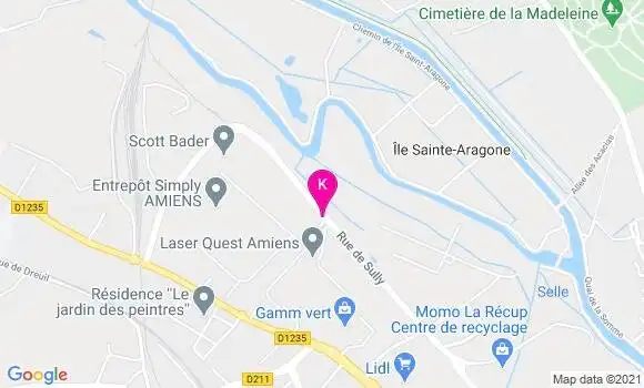 Localisation Julie Libessart