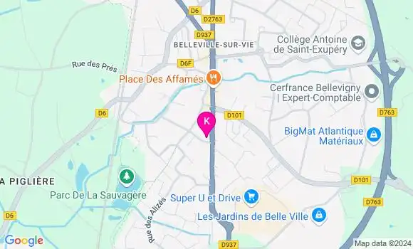 Localisation Melissa Sauvetre