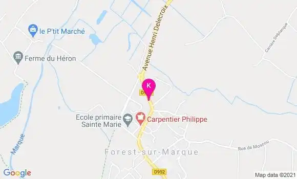 Localisation Perrine Dugardin