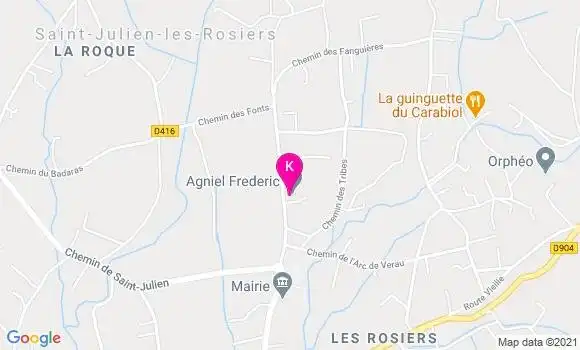 Localisation Frederic Agniel