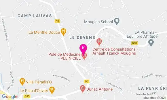 Localisation Frederic Gaidoz